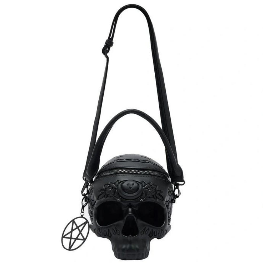 Killstar Contact the dead Skull Handbag Black Spirit Board Gothic Crossbody